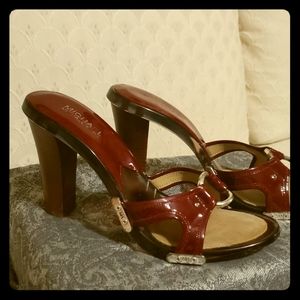 Michael Kors Red Slide/Mule/Sandal- sz 9